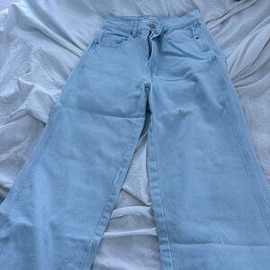 PACSUN High Waisted Light Wash Wide Leg Sz 26 Women's Blue Jeans